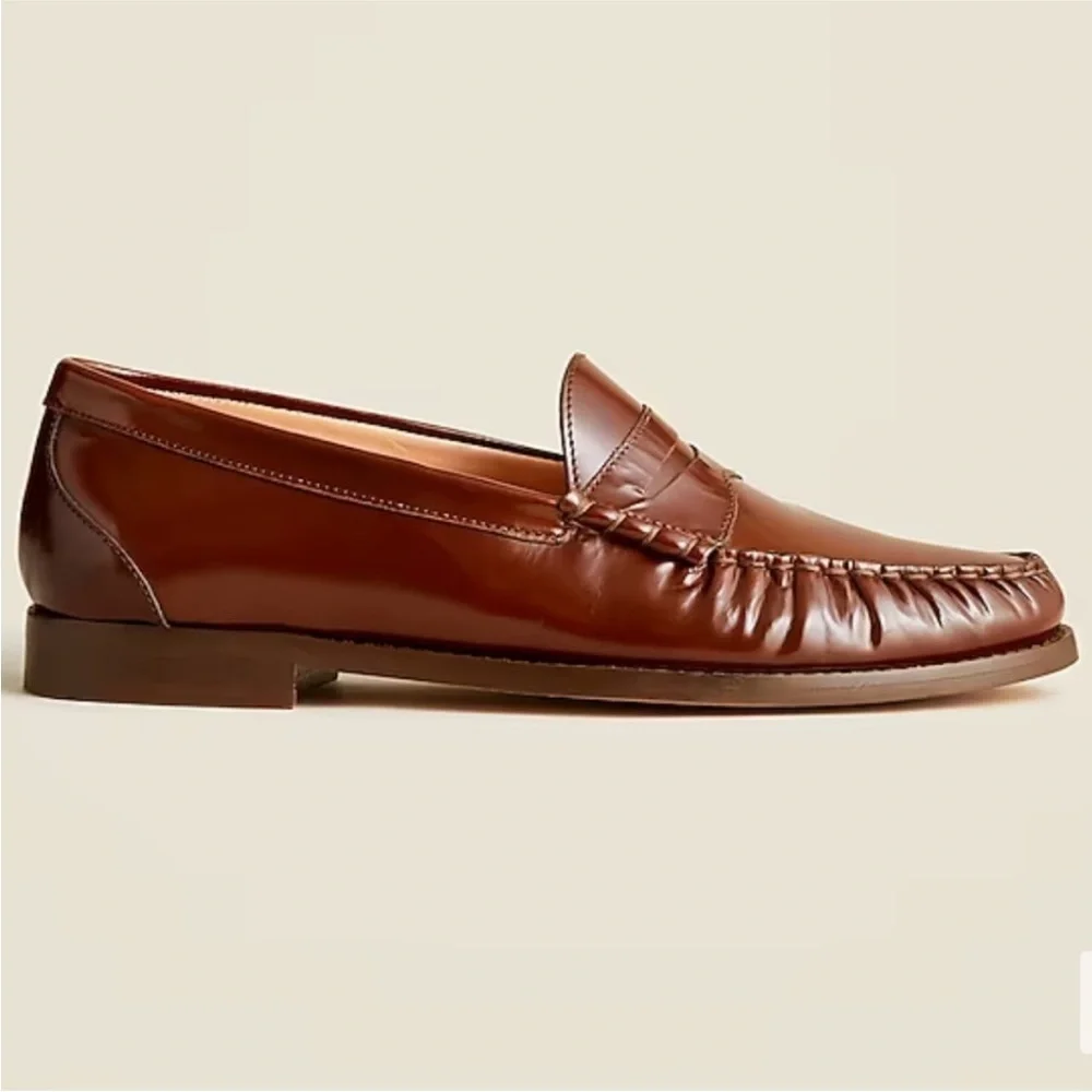 J. Crew Winona Penny Loafers in Spazzolato Leather - Picture 7 of 7
